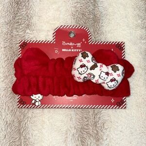 NEW The Crème Shop X Hello Kitty Plush Spa Headband
